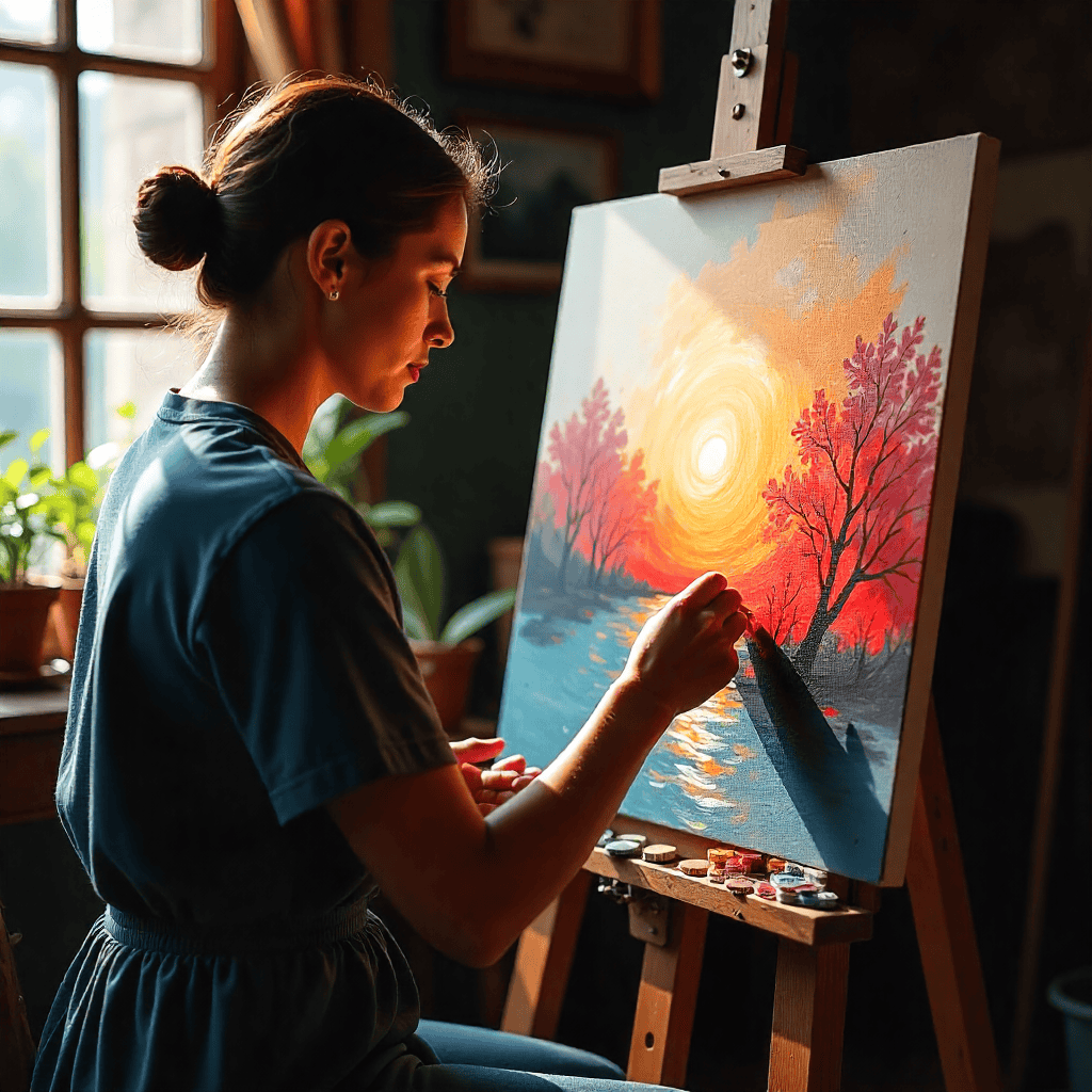 Loveart student painting